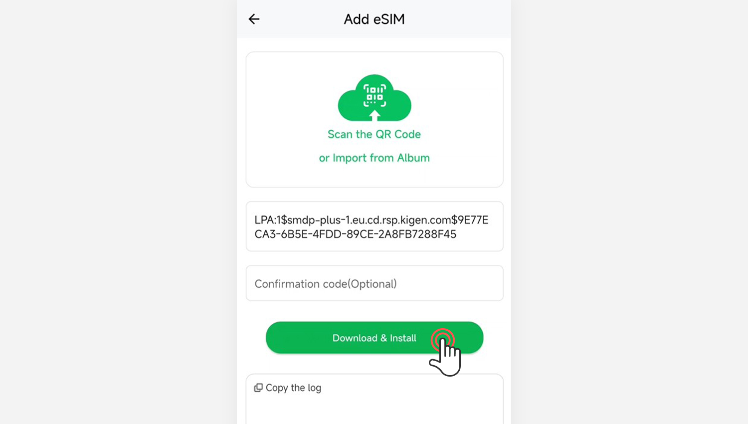 click the Download & Install