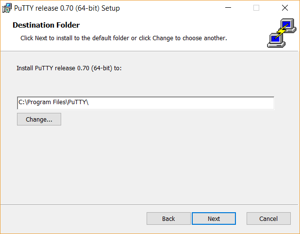 Putty Install 2
