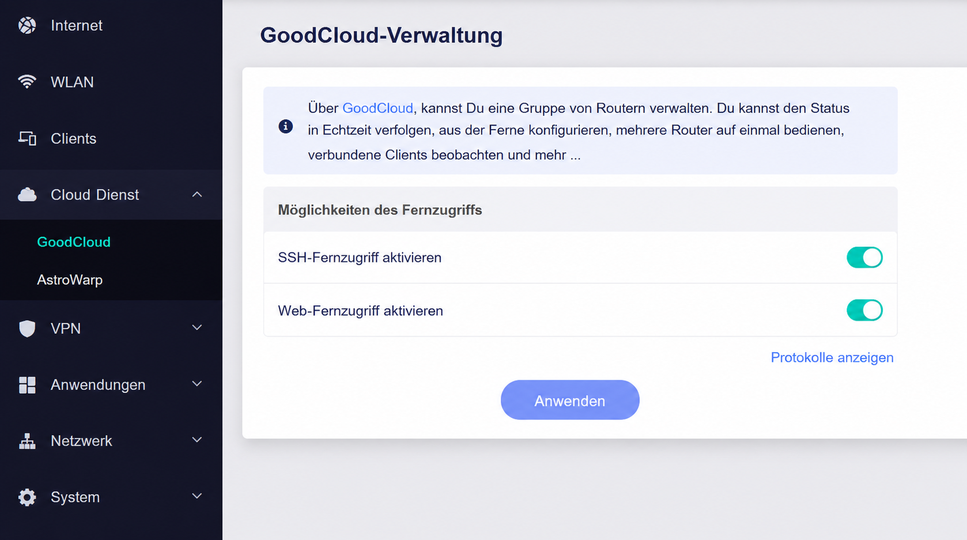 enable remote access 4.7