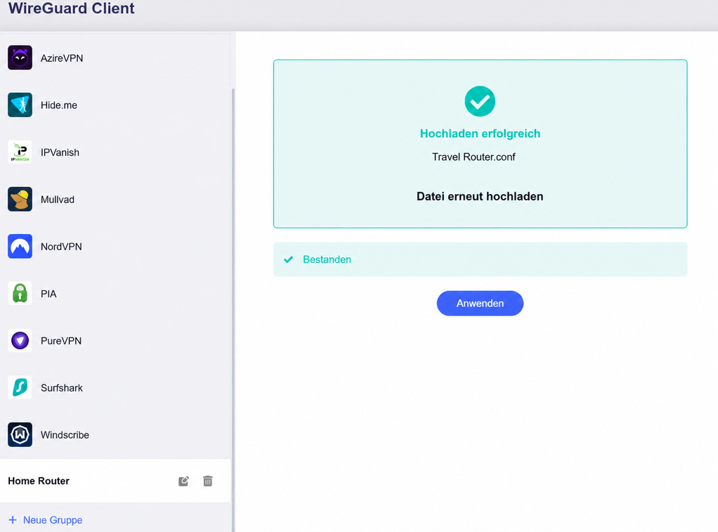 client uploaded