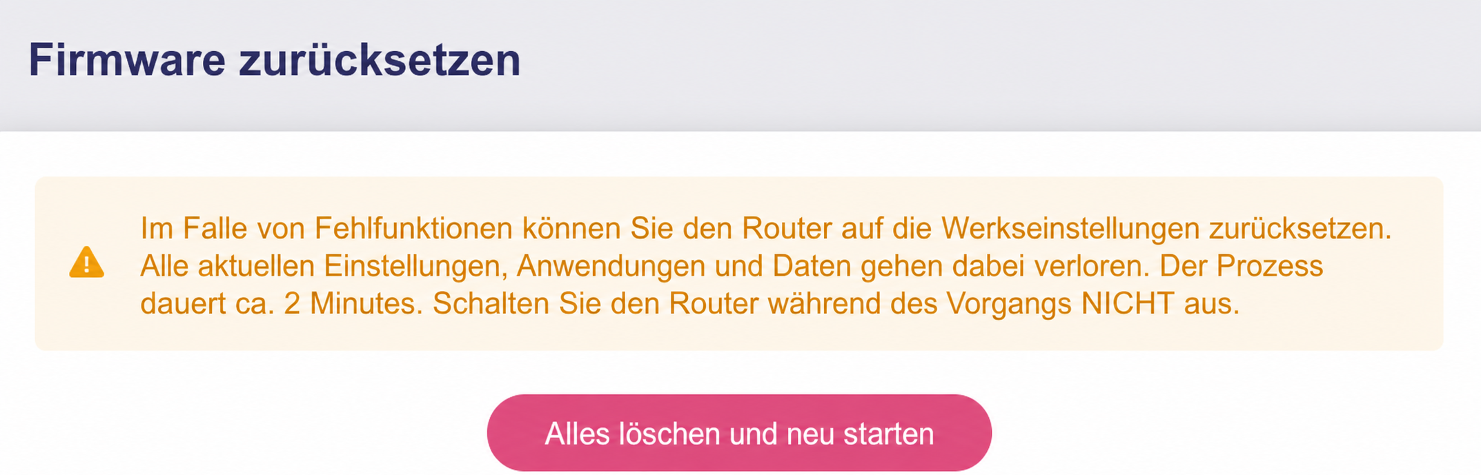 web reset