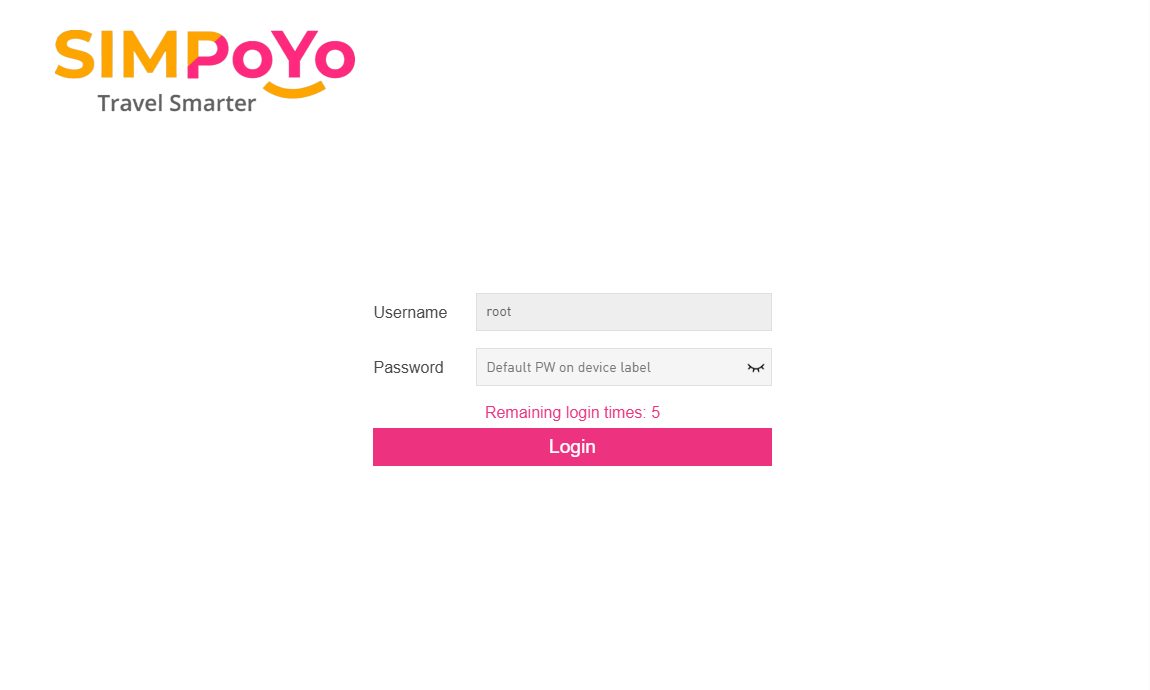 log in