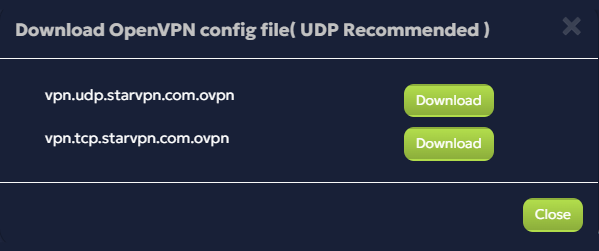 select udp or tcp