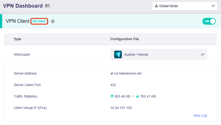 global mode kill switch