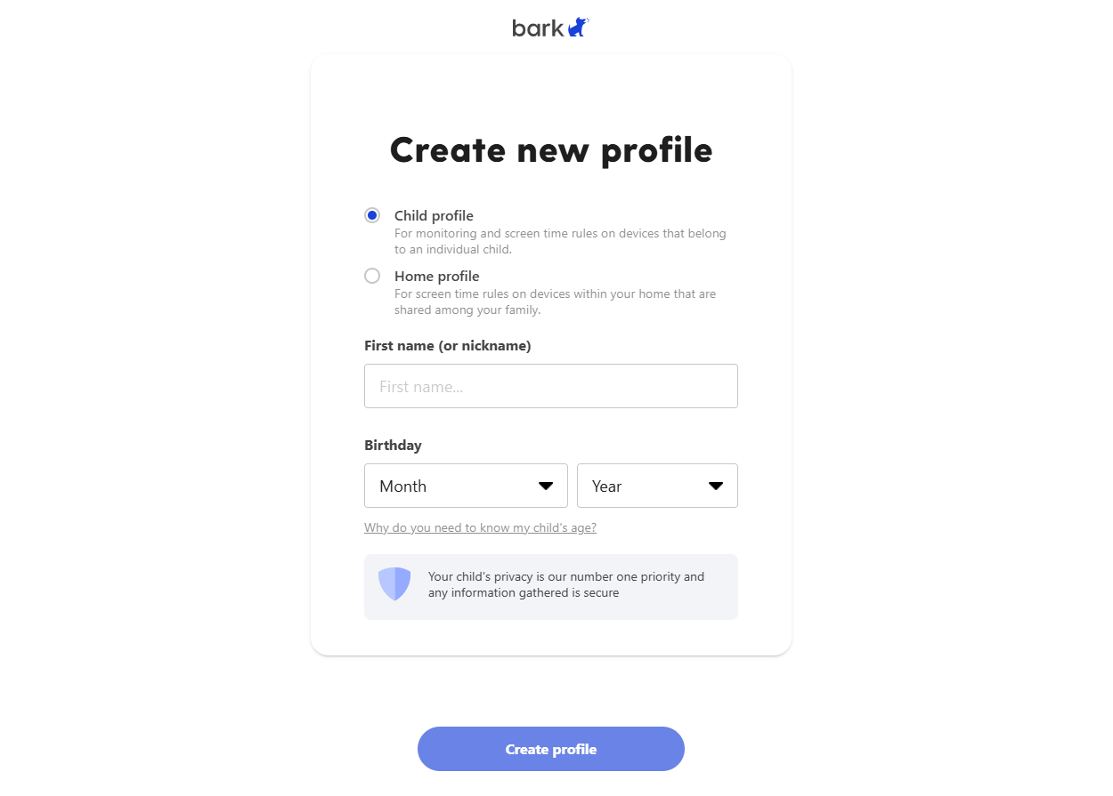 bark setup