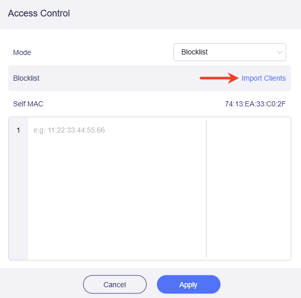 import clients