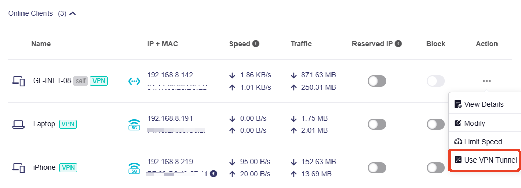 use vpn tunnel