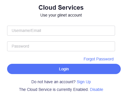 log in goodcloud