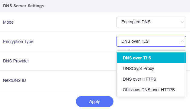 encrypted dns types