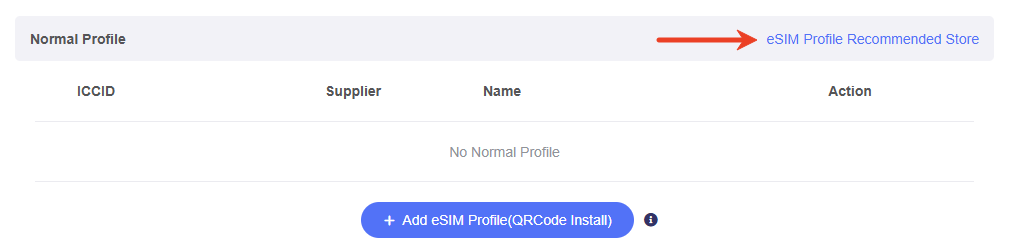 esim recommended store