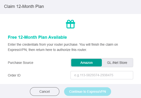 claim 12-month plan amazon