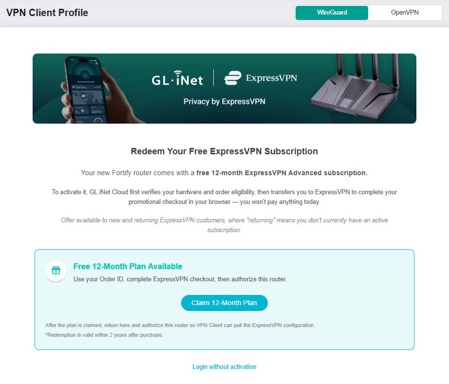 claim 12-month plan