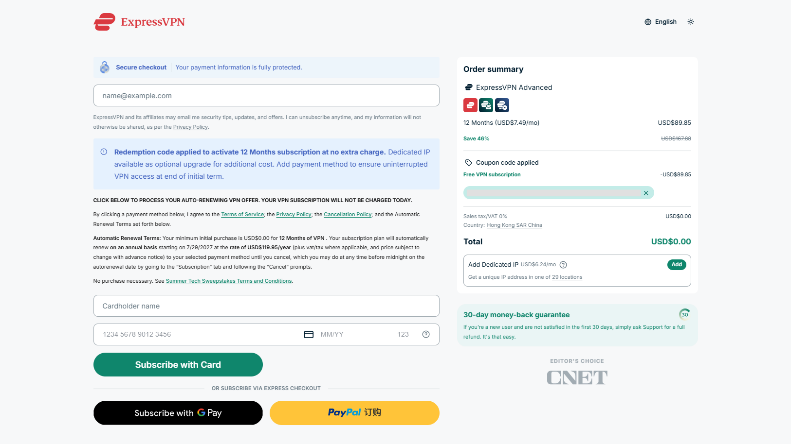 expressvpn checkout1