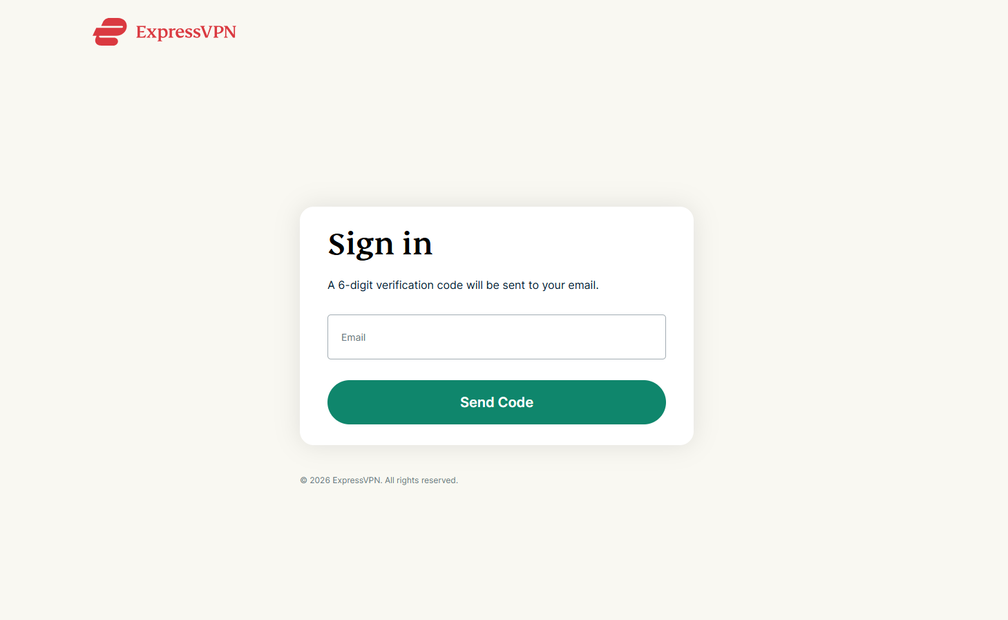 expressvpn login 2