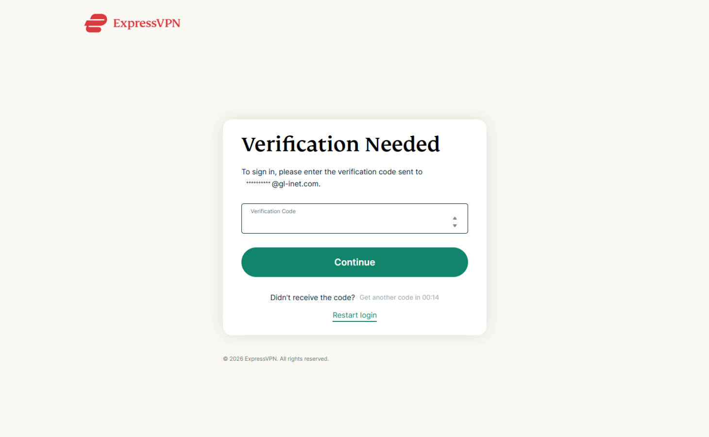 expressvpn login 3