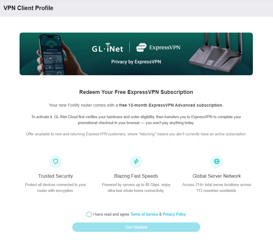 vpn client profile