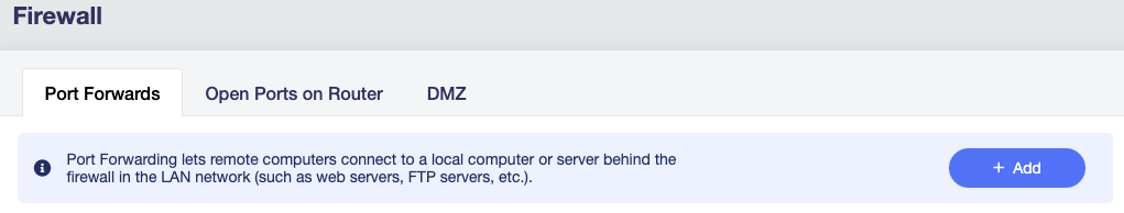firewall page