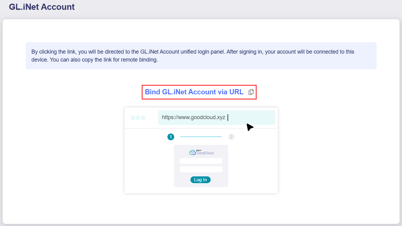 bind account