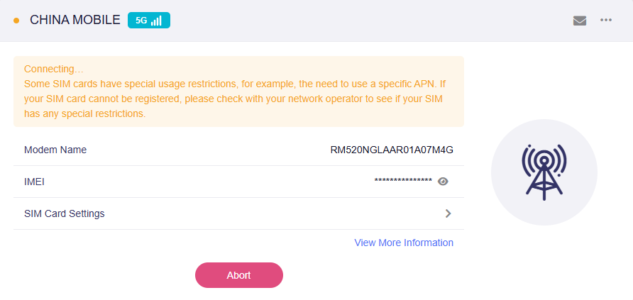single sim connecting