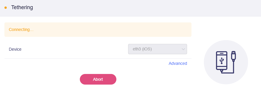 ios connecting