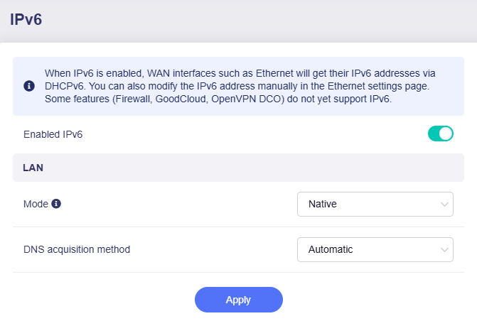 ipv6 enabled