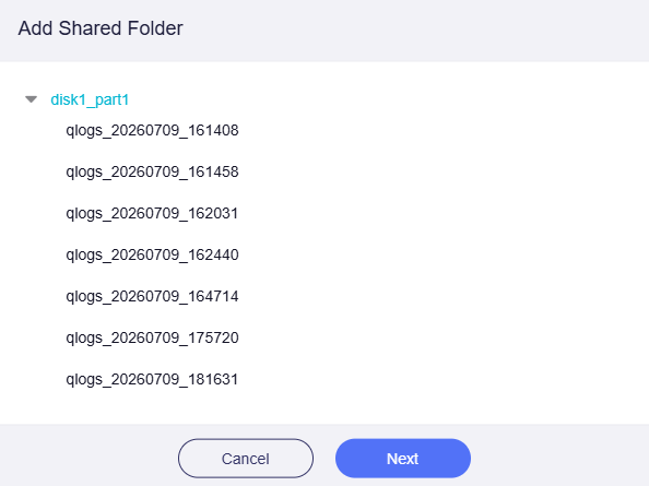samba add shared folder