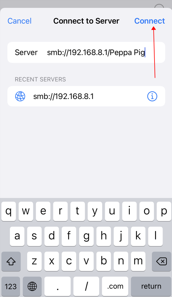 ios files set up SMB