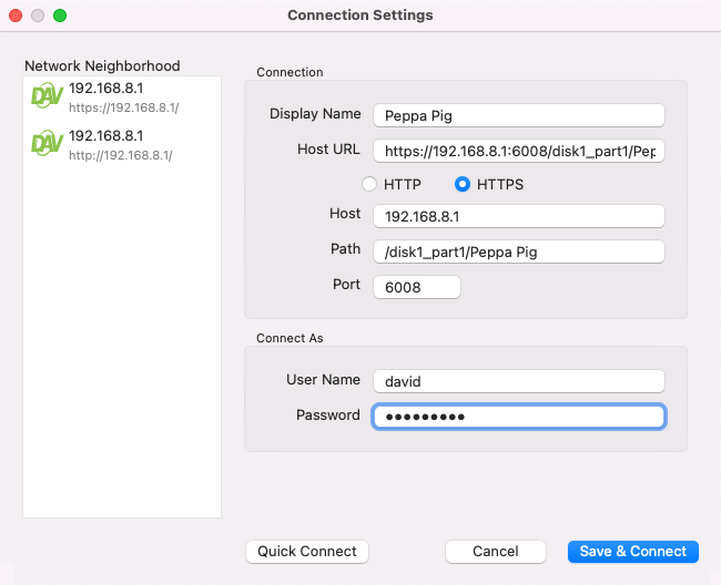 FE File Explorer WebDAV