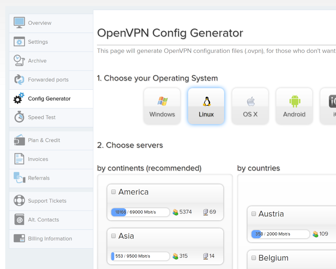 openvpn config generator