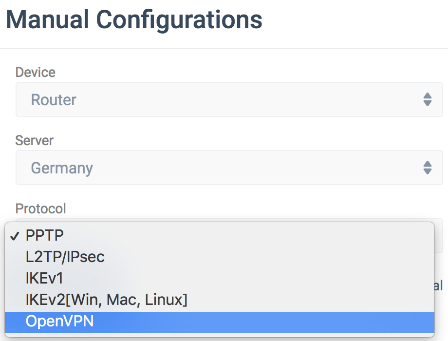 vpn unlimited select protocol
