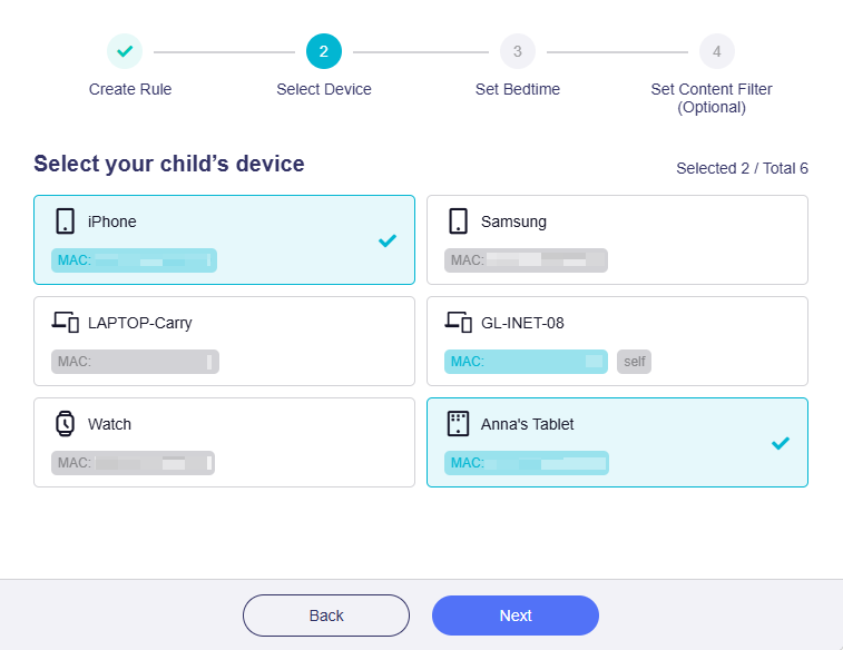 select device