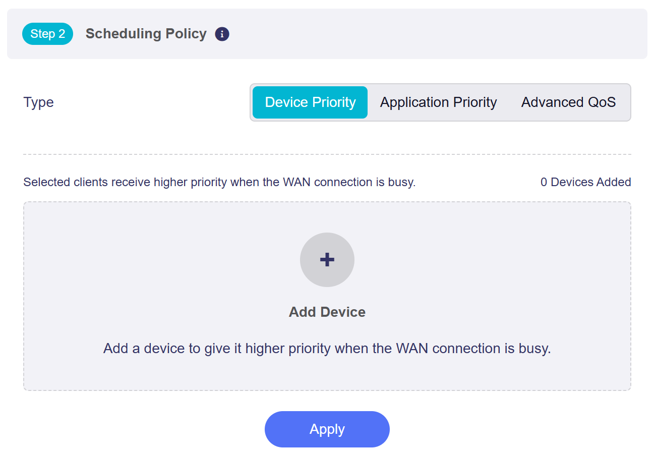 device priority