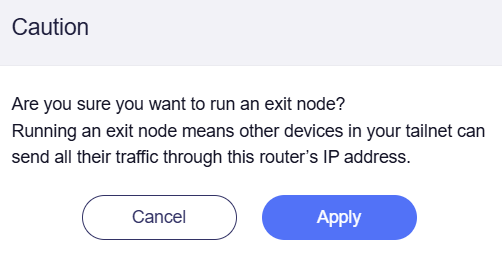 run exit node 2