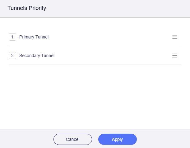 modify priority