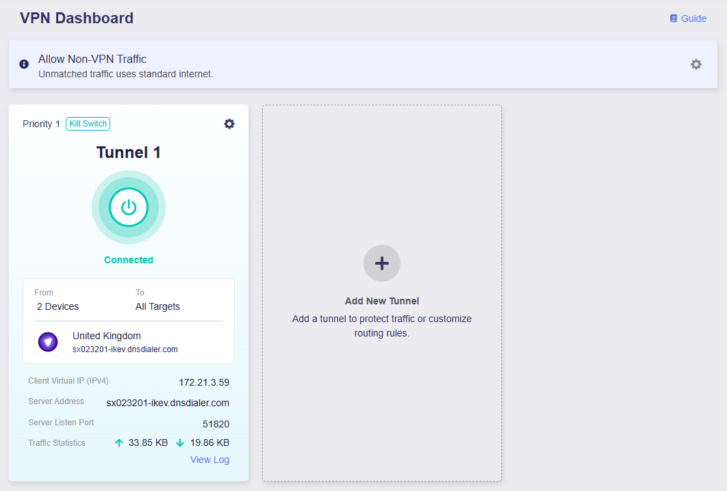 scenario 1 connected