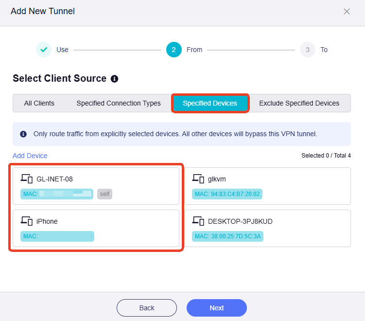 scenario 1 select source
