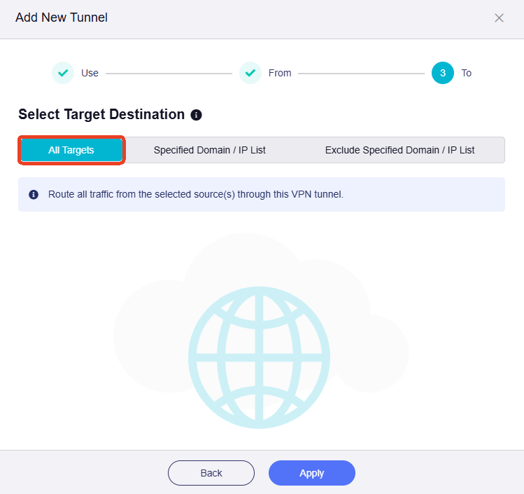 scenario 2 select target2