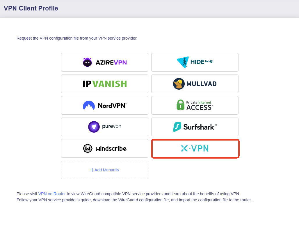 xvpn enter token