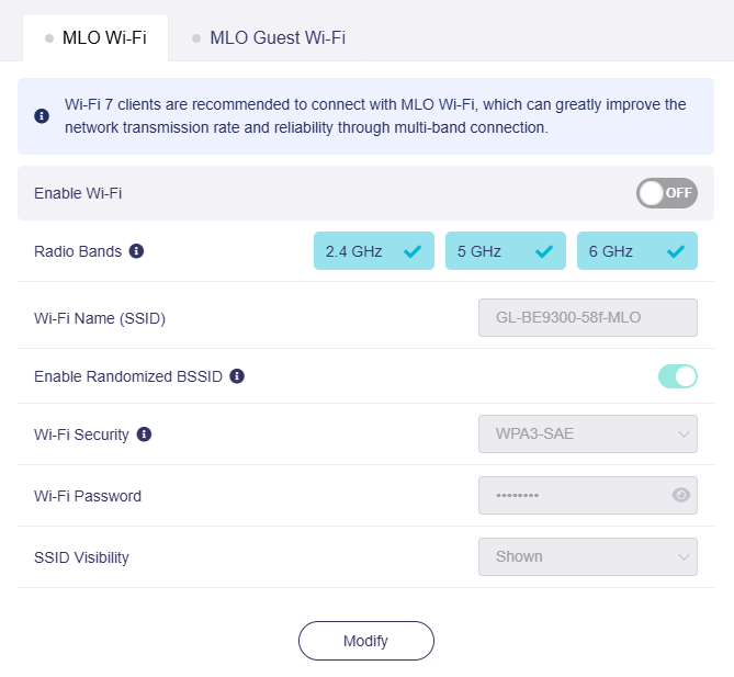 MLO Main WiFi