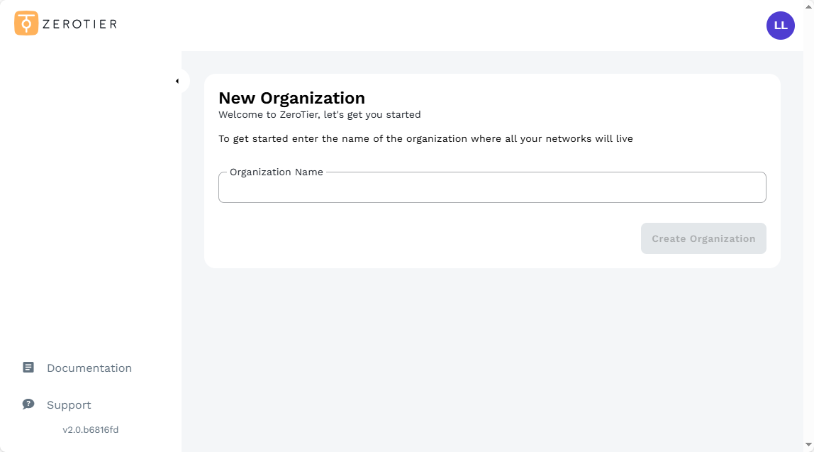 create organization