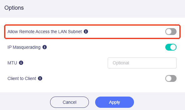 server allow access lan 4.8
