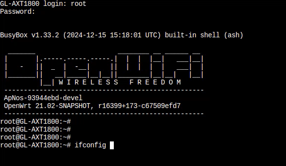 ifconfig