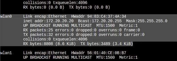 ifconfig
