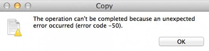 error code -50