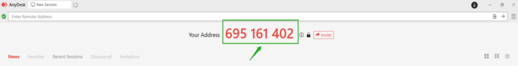 get anydesk address