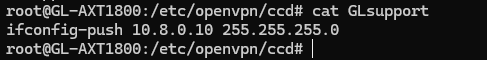 ifconfig-push