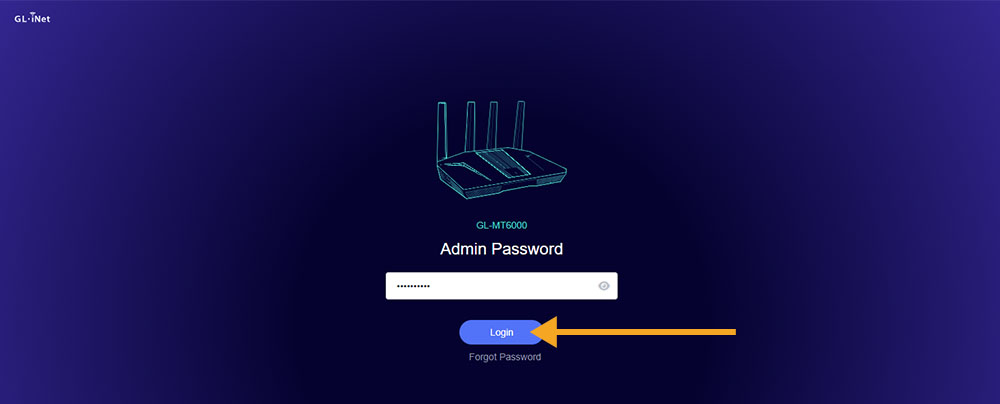 log in