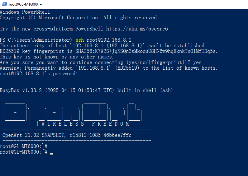 powershell login