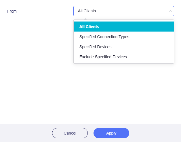 select traffic source