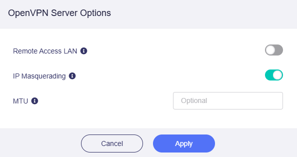 openvpn server options